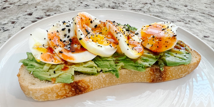 Spicy Avocado Egg Toast - Southern Art Co.