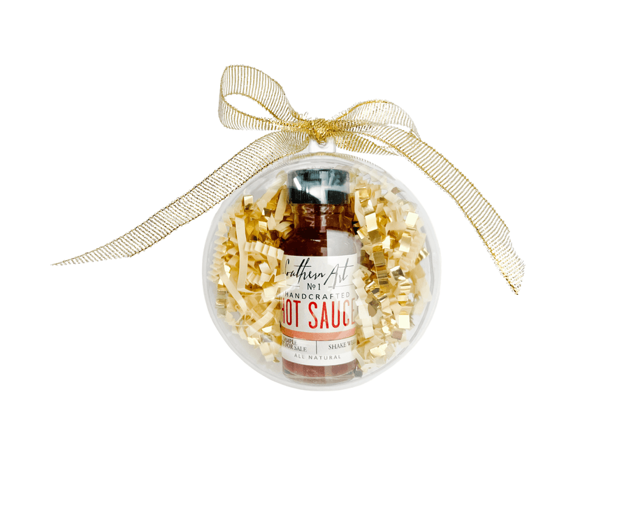 Limited Edition Mini Hot Sauce Ornament Ball - Southern Art Co.